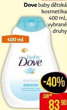 Dětská kosmetika Baby Dove