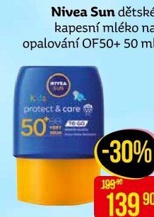 Dětské mléko na opalování OF 50+ Sun Nivea