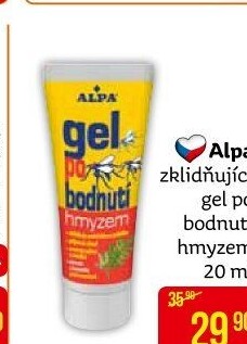 Gel po bodnutí hmyzem Alpa
