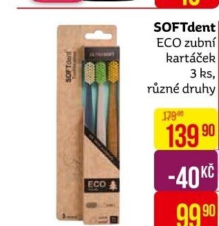 Kartáčky na zuby Eco Softdent