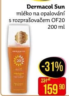 Mléko na opalování ve spreji OF 20 Sun Dermacol