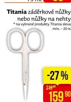Nůžky na nehty Titania