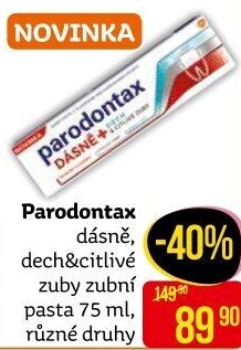 Past na zuby dásně a dech Parodontax