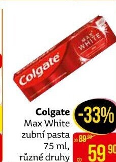 Pasta na zuby Max White Colgate