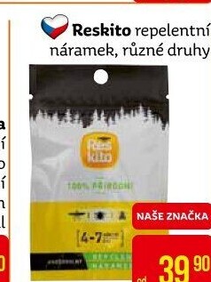 Repelentní náramek Reskito