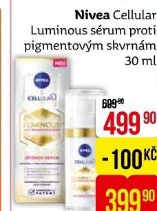 Sérum proti pigmentovým skvrnám Cellular Luminous Nivea