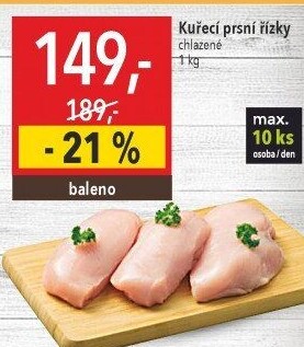 Kuřecí prsní řízky