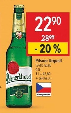 Pivo Pilsner Urquell