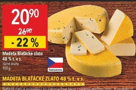 Sýr Blaťácké zlato Madeta