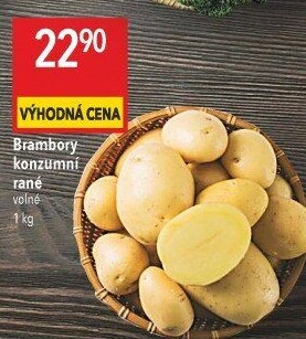 Brambory konzumní rané