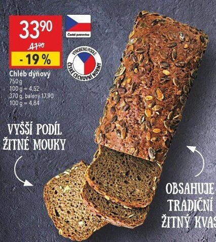 Chléb dýňový