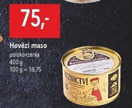 Hovězí maso Globus - konzerva