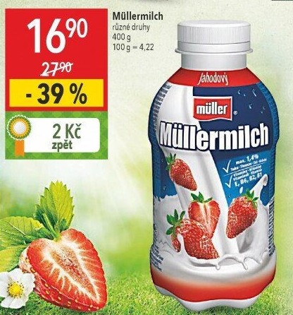 Nápoj mléčný Müllermilch Müller