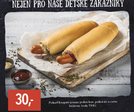 Párek v rohlíku Globus