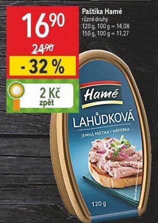 Paštika lahůdková Hamé