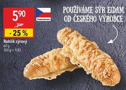 Rohlík se sýrem