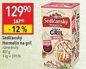 Sýr Hermelín na gril Sedlčanský