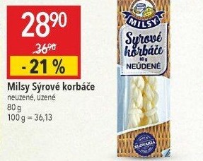Sýr Korbáčky Bánovecké Milsy
