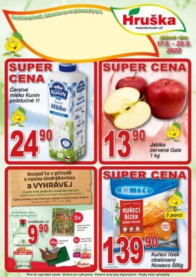 akční leták Hruška 17.5.2022-23.5.2022
