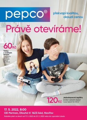 akční leták PEPCO 17.5.2022-23.5.2022