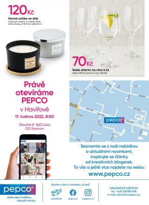 akční leták PEPCO 17.5.2022-23.5.2022