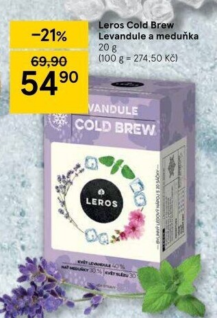Čaj Cold Brew Leros