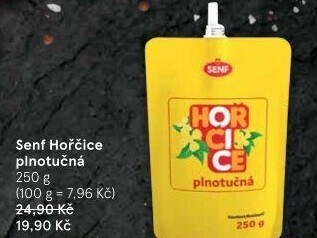 Hořčice plnotučná Senf