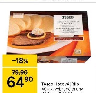 Hotová jídla Tesco
