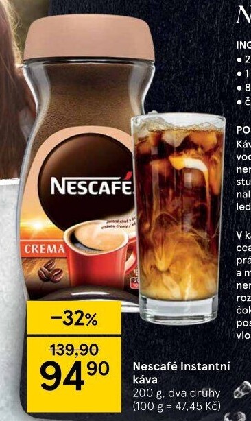 Instantní kávy Nescafé