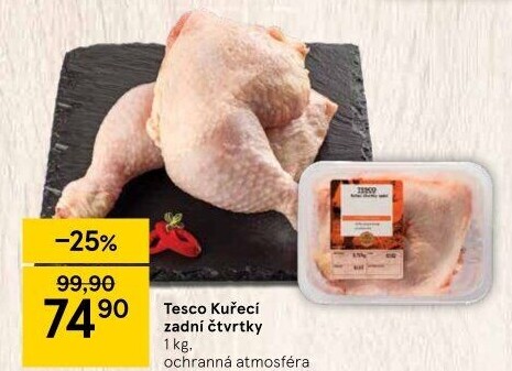 Kuřecí čtvrtky Tesco