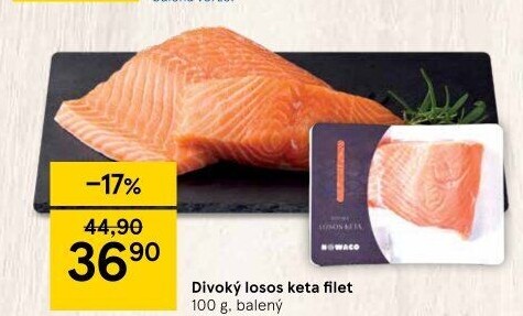 Losos divoký filet Keta Nowaco