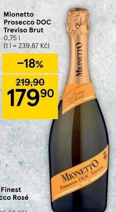 Prosecco brut DOC Treviso Mionetto