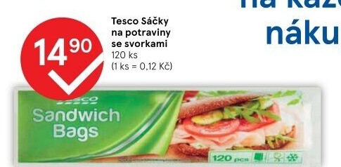 Sáčky svačinové Tesco