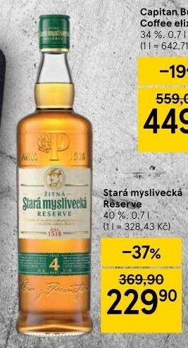 Stará žitná myslivecká Reservé