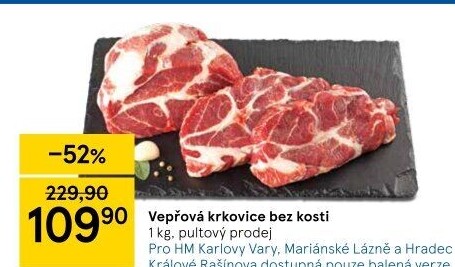 Vepřová krkovice bez kosti