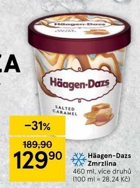 Zmrzlina v kelímku Häagen-Dazs