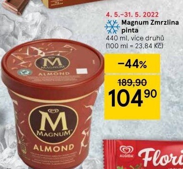 Zmrzlina v kelímku Magnum Algida
