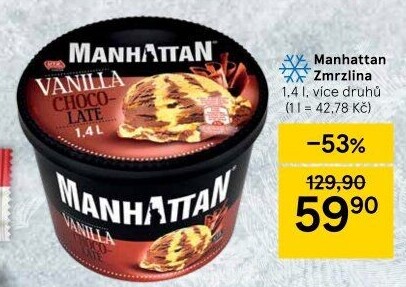 Zmrzlina v kelímku Manhattan Nestlé