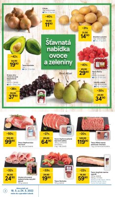 akční leták Tesco 18.5.2022-24.5.2022