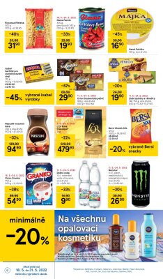 akční leták Tesco 18.5.2022-24.5.2022