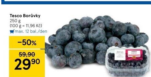 Borůvky Tesco