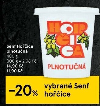 Hořčice plnotučná Senf