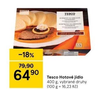Hotová jídla Tesco