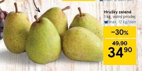 Hrušky zelené