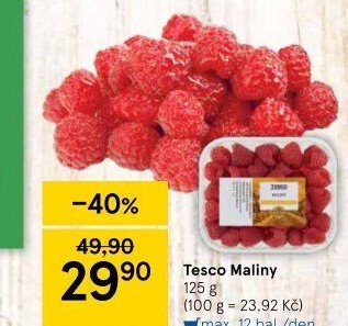 Maliny Tesco