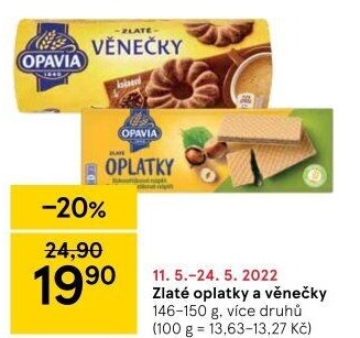 Oplatky Zlaté Opavia