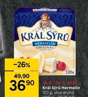 Sýr Hermelín Král sýrů