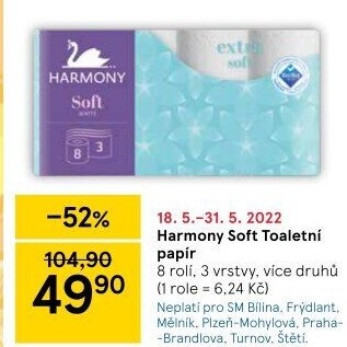 Toaletní papír 3vrstvý Harmony