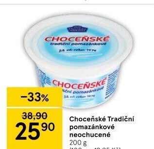 Tradiční pomazánkové Choceňské