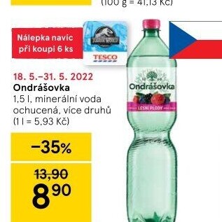 Voda ochucená Ondrášovka